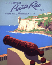 Load image into Gallery viewer, Paint by numbers kit Puerto Rico Vintage Poster Figured'Art