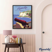 Load image into Gallery viewer, Puerto Rico Vintage Poster