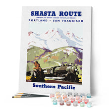 Load image into Gallery viewer, Shasta Route Vintage Poster