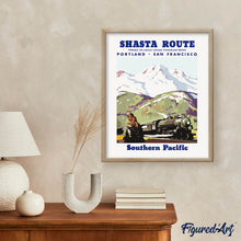 Load image into Gallery viewer, Shasta Route Vintage Poster