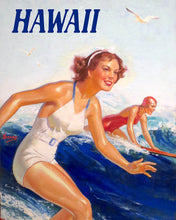 Load image into Gallery viewer, Paint by numbers kit Hawaii Surf Girls Figured'Art