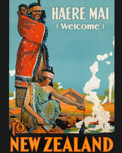 Load image into Gallery viewer, Paint by numbers kit New Zealand Vintage Poster Figured'Art