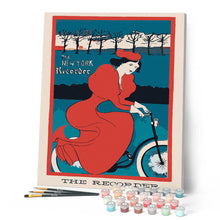 Load image into Gallery viewer, Vintage Bicycle Poster