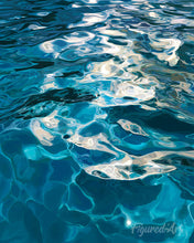 Load image into Gallery viewer, Paint by numbers kit Crystal Blue Sunshimmer Figured'Art