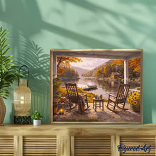 Load image into Gallery viewer, Autumn Lakeside Retreat