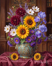 Load image into Gallery viewer, Paint by numbers kit Vibrant Garden Bouquet Figured'Art