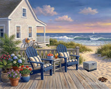 Load image into Gallery viewer, Paint by numbers kit Seaside Porch Escape Figured'Art