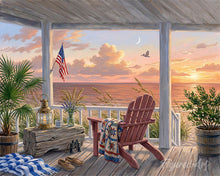 Load image into Gallery viewer, Paint by numbers kit Seaside Evening Glow Figured'Art