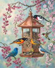 Load image into Gallery viewer, Paint by numbers kit Cherry Blossom Birds Figured'Art