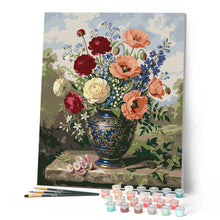 Load image into Gallery viewer, Blossoms in Blue Vase