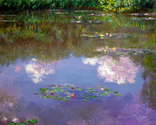 Load image into Gallery viewer, Paint by numbers kit Water-Lilies, Clouds - Monet Figured'Art