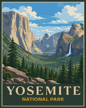 Load image into Gallery viewer, Paint by numbers kit for adults Yosemite National Park - California Figured'Art