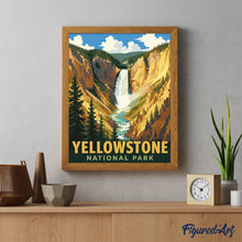 Load image into Gallery viewer, Yellowstone National Park, Lower Falls - Wyoming