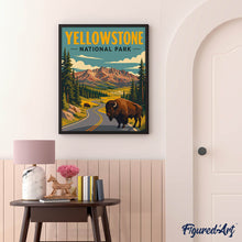 Load image into Gallery viewer, Yellowstone National Park, Lamar Valley - Wyoming