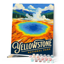 Load image into Gallery viewer, Yellowstone National Park, Grand Prismatic Spring - Wyoming