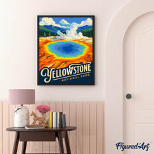 Load image into Gallery viewer, Yellowstone National Park, Grand Prismatic Spring - Wyoming