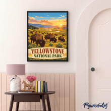 Load image into Gallery viewer, Yellowstone National Park, Lamar Valley Bison - Wyoming