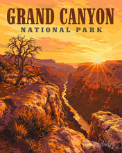 Load image into Gallery viewer, Paint by numbers kit Grand Canyon National Park - Arizona Figured'Art