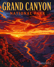 Load image into Gallery viewer, Paint by numbers kit Grand Canyon National Park, Desert Cliffs - Arizona Figured'Art