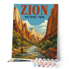 Load image into Gallery viewer, Zion National Park, Virgin River - Utah