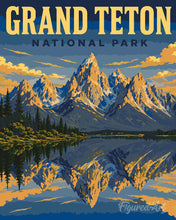 Load image into Gallery viewer, Paint by numbers kit Grand Teton National Park - Wyoming Figured'Art