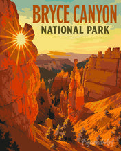 Load image into Gallery viewer, Paint by numbers kit Bryce Canyon National Park - Utah Figured'Art