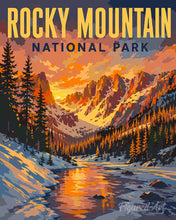 Load image into Gallery viewer, Paint by numbers kit Rocky Mountain National Park - Colorado Figured'Art