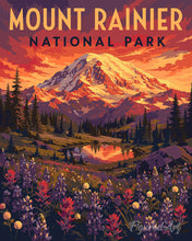 Load image into Gallery viewer, Paint by numbers kit Mount Rainier National Park - Washington Figured'Art