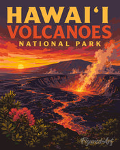 Load image into Gallery viewer, Paint by numbers kit Hawaiʻi Volcanoes National Park Figured'Art
