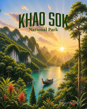 Load image into Gallery viewer, Paint by numbers kit for adults Khao Sok National Park Figured'Art