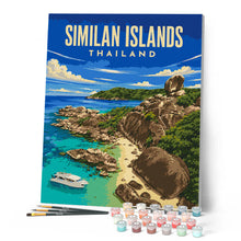 Load image into Gallery viewer, Travel Poster Similan Islands