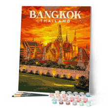 Load image into Gallery viewer, Travel Poster Bangkok, The Grand Palace