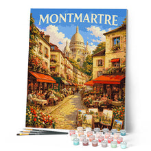 Load image into Gallery viewer, Travel Poster Montmartre
