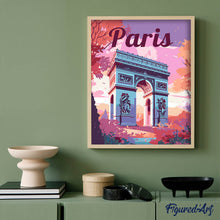Load image into Gallery viewer, Travel Poster Paris, Triumph Arch