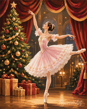 Load image into Gallery viewer, Paint by numbers kit The Christmas Ballerina Figured'Art