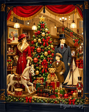 Load image into Gallery viewer, Paint by numbers kit Christmas Toy Shop Figured'Art