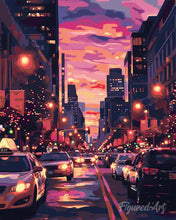 Load image into Gallery viewer, Paint by numbers kit Urban Sunset Figured'Art