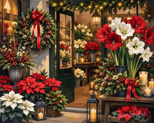 Load image into Gallery viewer, Paint by numbers kit Christmas Florist Figured'Art