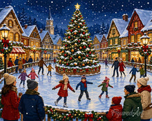 Load image into Gallery viewer, Paint by numbers kit Festive Christmas Square Figured'Art