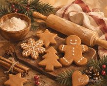 Load image into Gallery viewer, Paint by numbers kit Gingerbread and Cinnamon Figured'Art