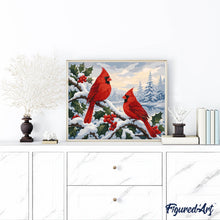 Load image into Gallery viewer, Winter Cardinals 1