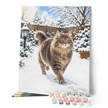 Load image into Gallery viewer, Snowbound Cat
