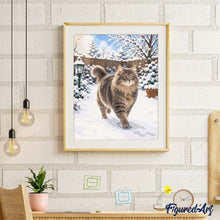 Load image into Gallery viewer, Snowbound Cat