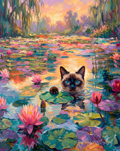 Load image into Gallery viewer, Paint by numbers kit Lily Cat Figured'Art