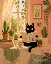 Load image into Gallery viewer, Paint by numbers kit Purrfect Morning Figured'Art