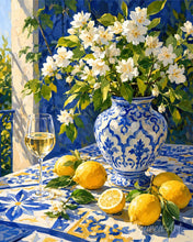Load image into Gallery viewer, Paint by numbers kit Mediterranean Bloom Figured'Art
