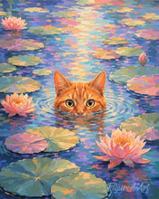 Load image into Gallery viewer, Paint by numbers kit Among Waterlilies Figured'Art