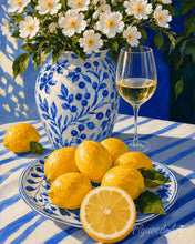 Load image into Gallery viewer, Paint by numbers kit Lemon Reverie Figured'Art