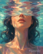 Load image into Gallery viewer, Paint by numbers kit Veil of Water Figured'Art