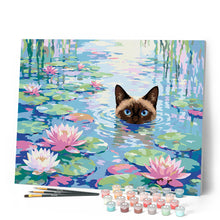 Load image into Gallery viewer, Cat Among Lilies